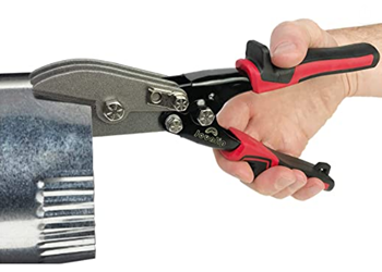 Crimpers tool for sealing metal retort lids for biochar making